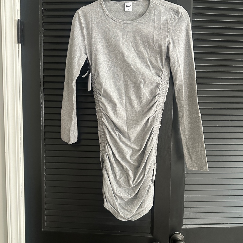 New w tags TNA Malibu Heather Gray Dress